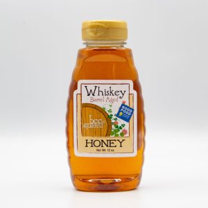 Whiskey Barrel Aged Honey in Squeeze bottle