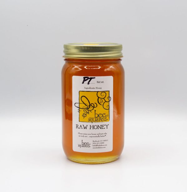pint jar of clover honey