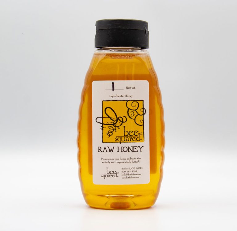 Clover Honey- 1 Lb. Squeeze - Bee Squared Apiaries