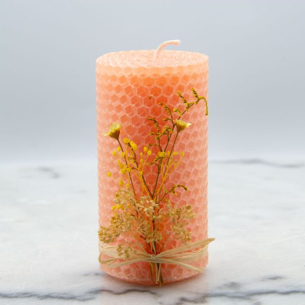 Apricot Beeswax Candle
