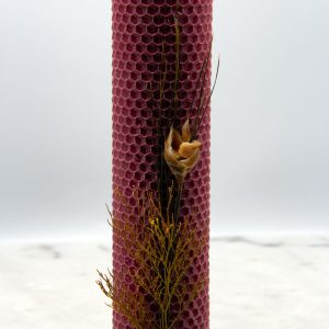 Cranberry Beeswax Candle